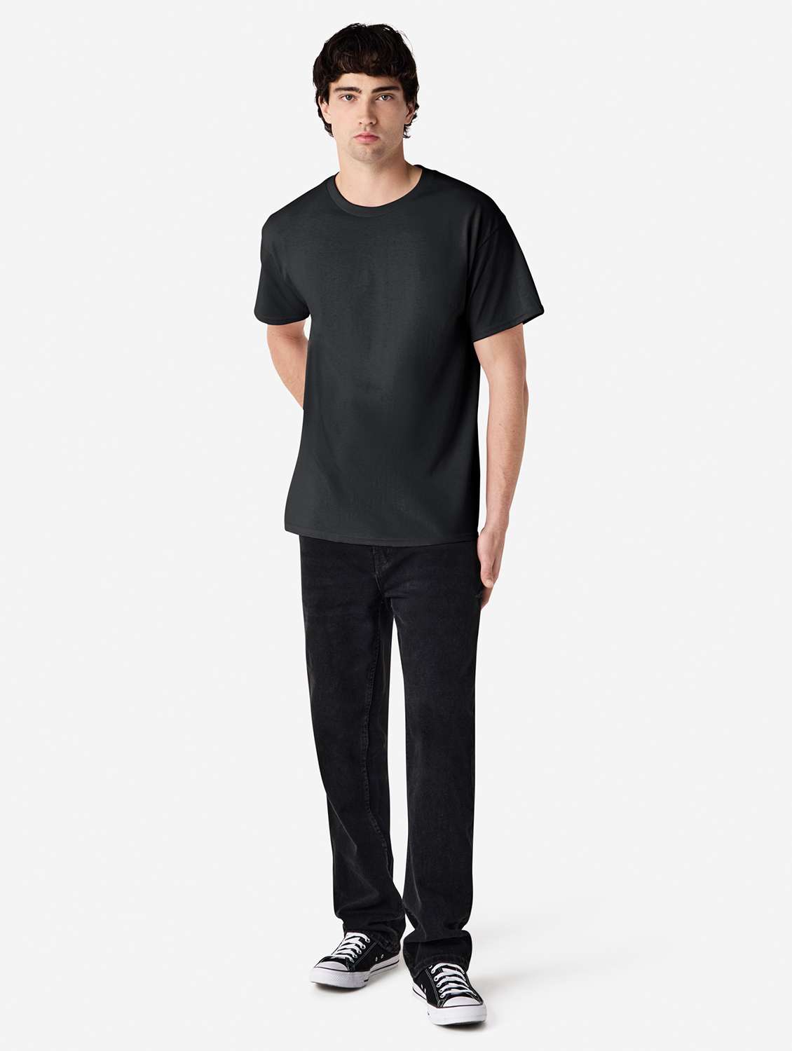 men solid short sleeve t-shirt - 22144655 -  Standard Image - 3