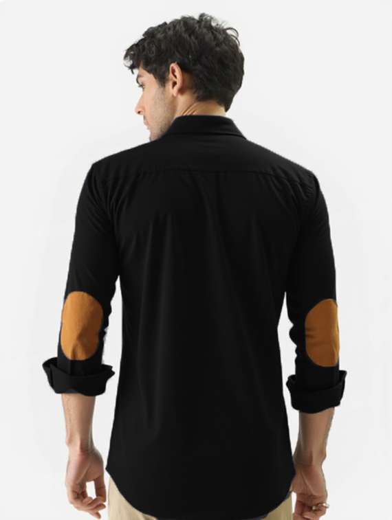 men solid long sleeve regualr fit casual shirt - 22144900 -  Standard Image - 3