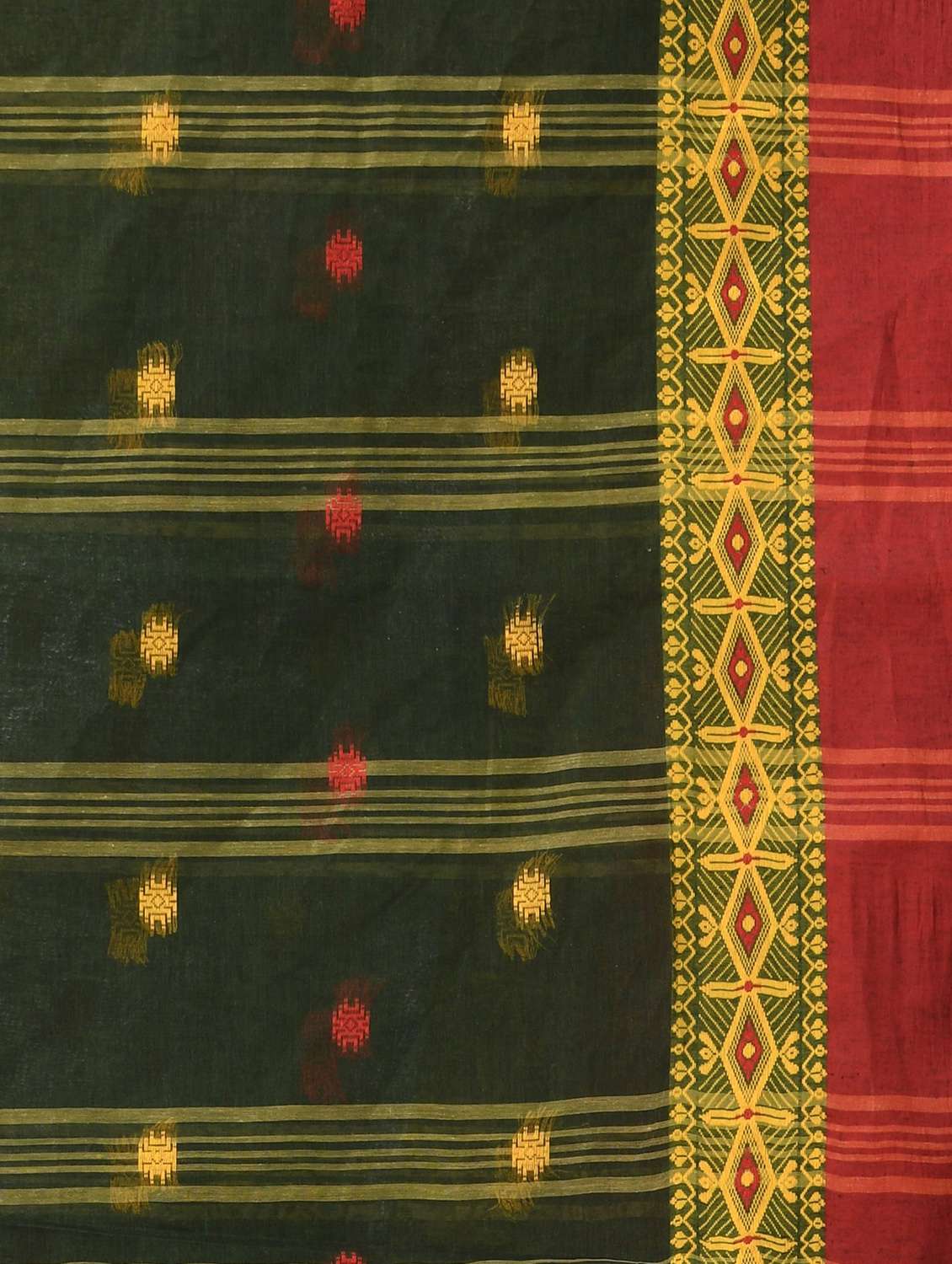 women self design tant saree - 22144948 -  Standard Image - 5