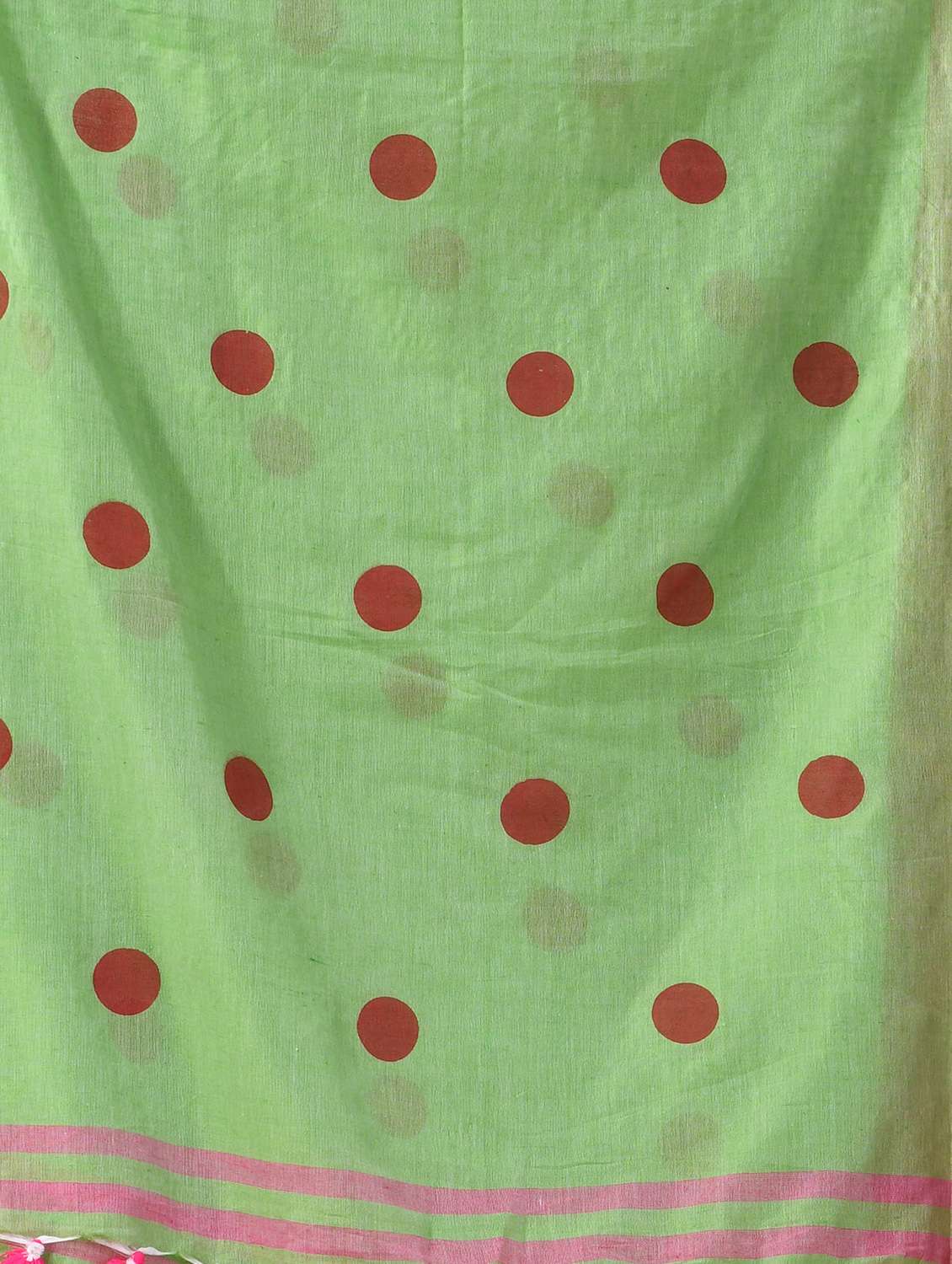women polka dot printed saree - 22144961 - Standard Image - 5