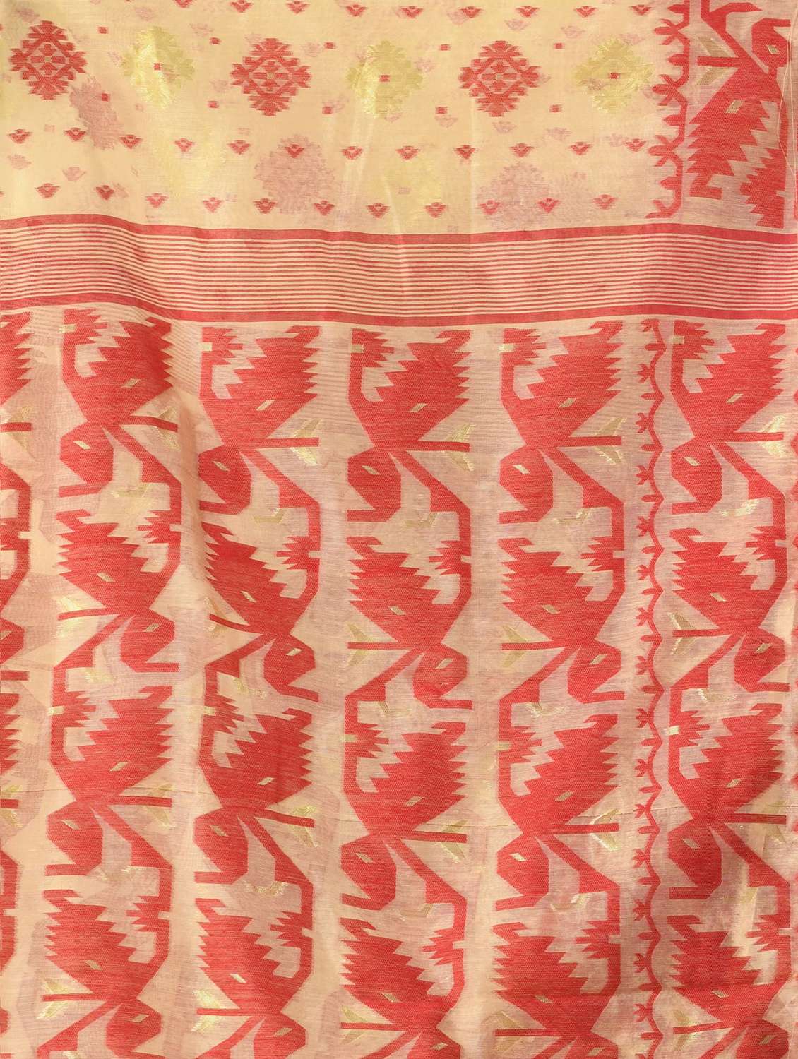 women self design jamdani saree with blouse - 22144971 - Standard Image - 5