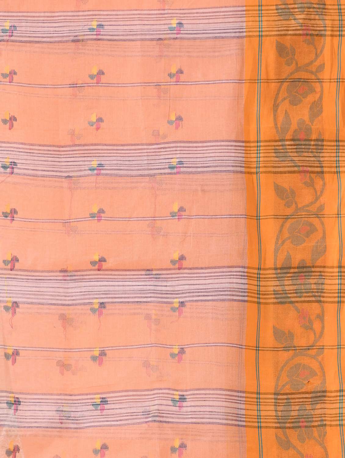 women self design tant saree - 22144980 -  Standard Image - 5