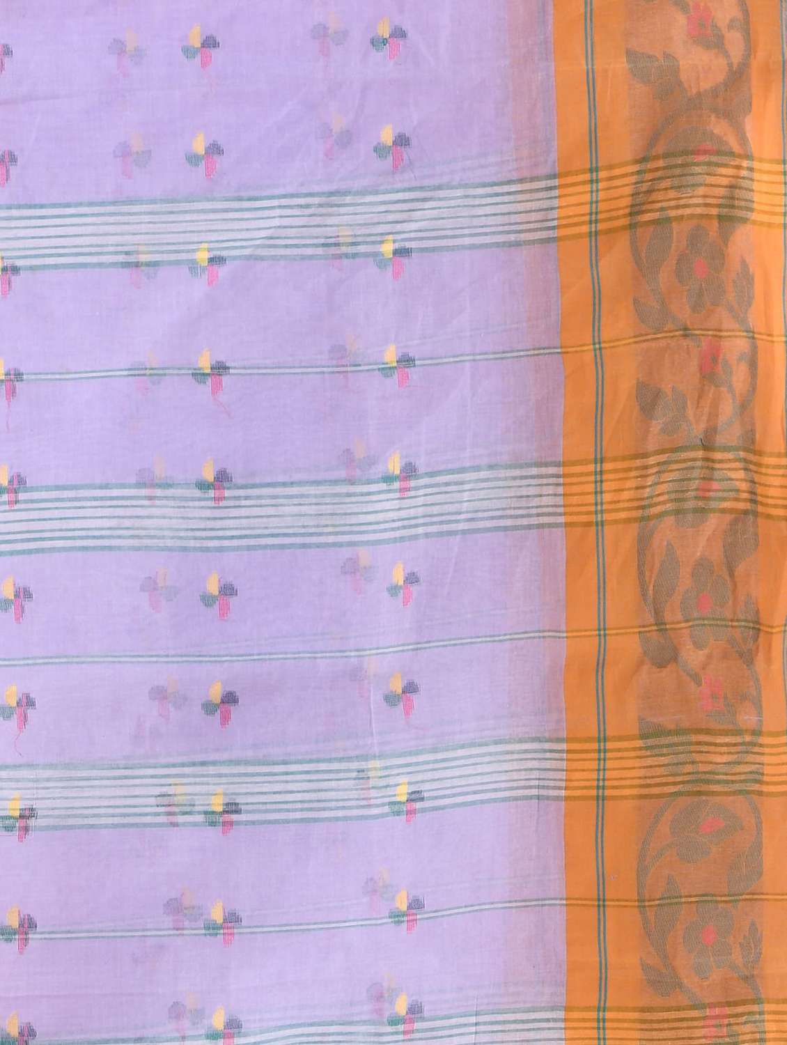 women self design tant saree - 22144981 -  Standard Image - 5