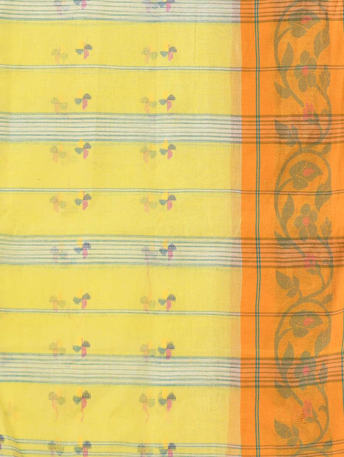 women self design tant saree - 22144982 - Standard Image - 5