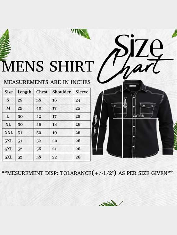 men solid long sleeve regualr fit casual shirt - 22145009 - Standard Image - 5