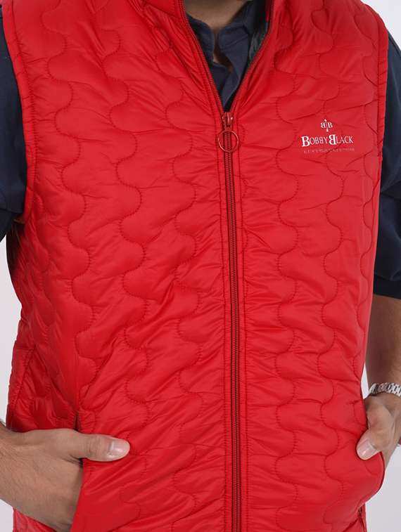 women solid sleeveless puffer jacket - 22145057 -  Standard Image - 5