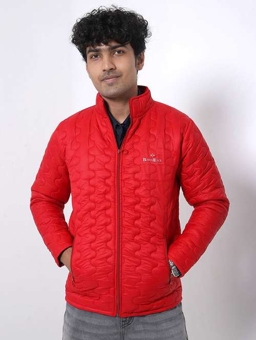 men solid long sleeve puffer jacket - 22145061 -  Standard Image - 0