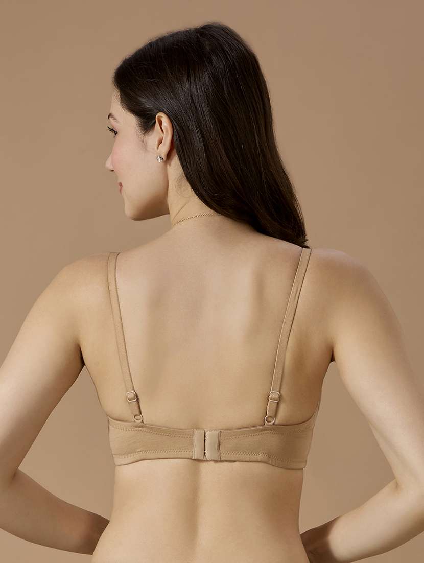 women pack of 2 solid non-wired lightly padded bra - 22145332 -  Standard Image - 3