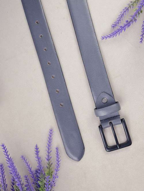 women grey soldi leather belt - 22145735 - Standard Image - 0