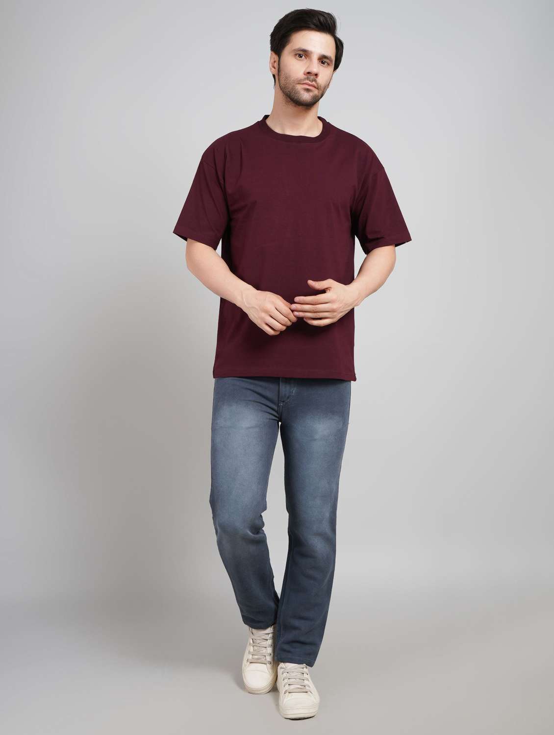 men washed mid rise slim fit jeans - 22145874 -  Standard Image - 3