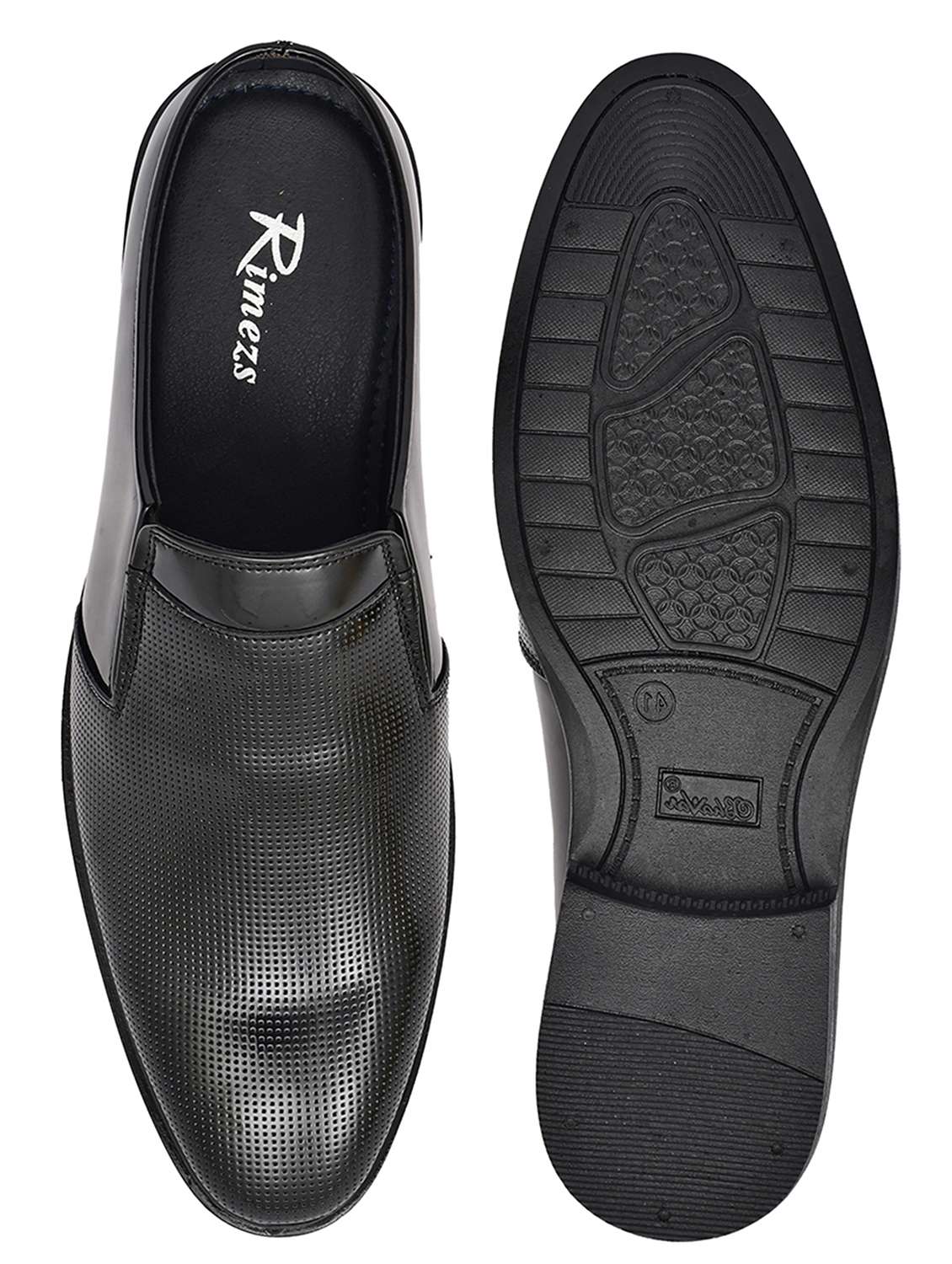 men textured slip on casual shoes - 22146043 - Standard Image - 5