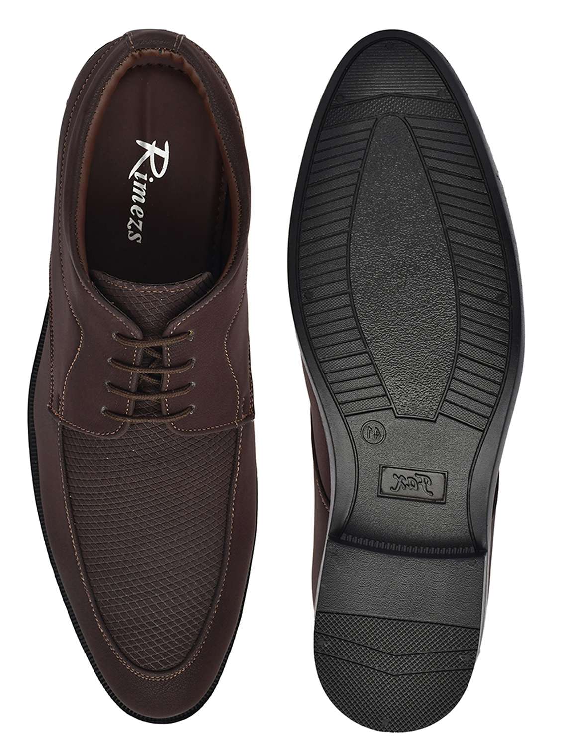 men brown lace up derby - 22146118 - Standard Image - 5