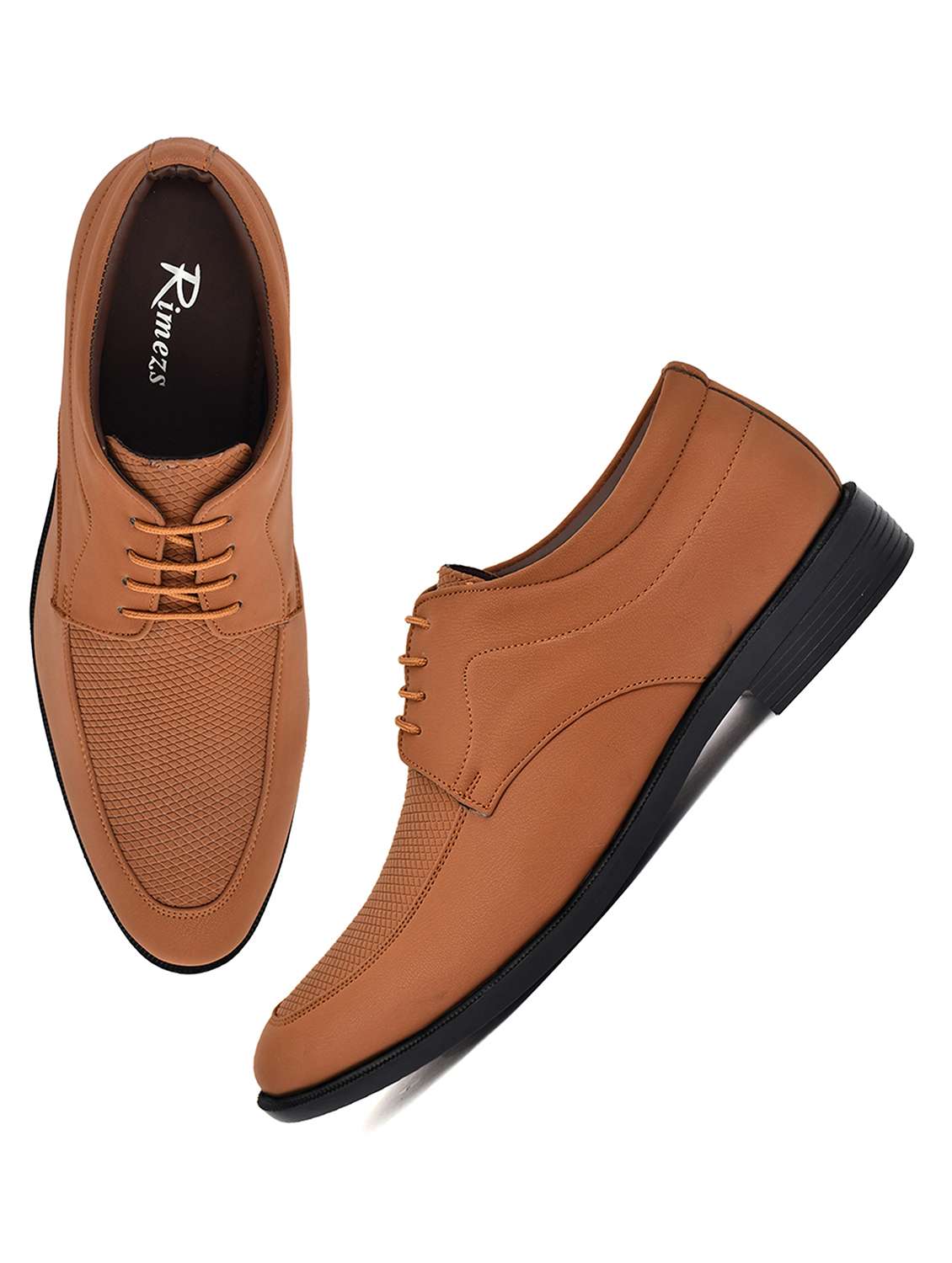 men tan lace up derby - 22146119 -  Standard Image - 3
