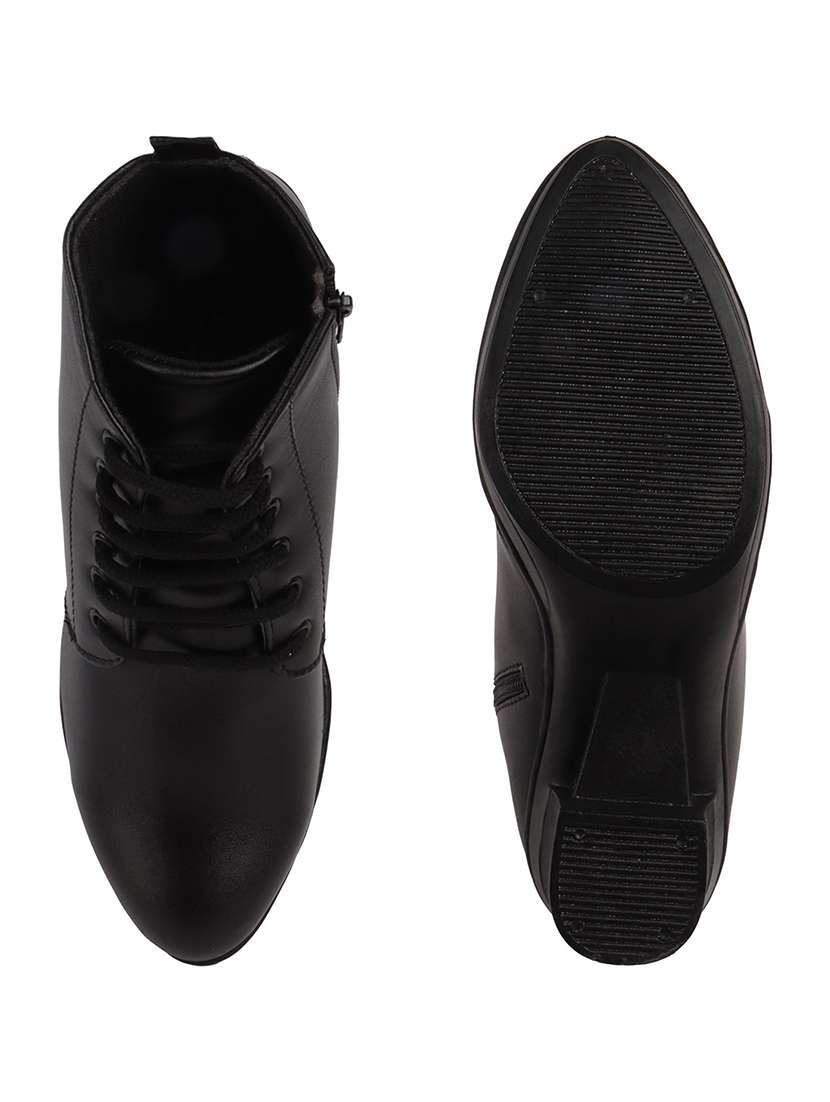 women solid lace up boot - 22146123 -  Standard Image - 5