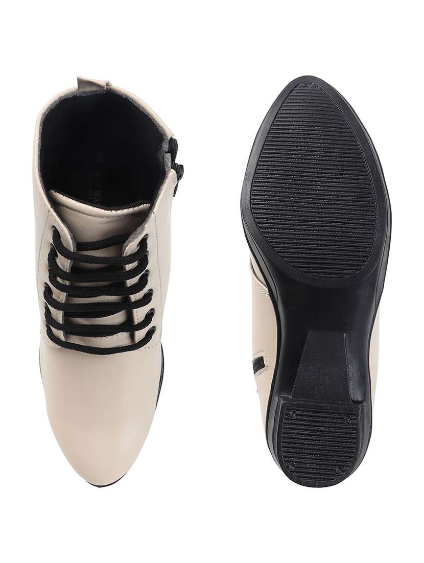 women solid lace up boot - 22146125 -  Standard Image - 5