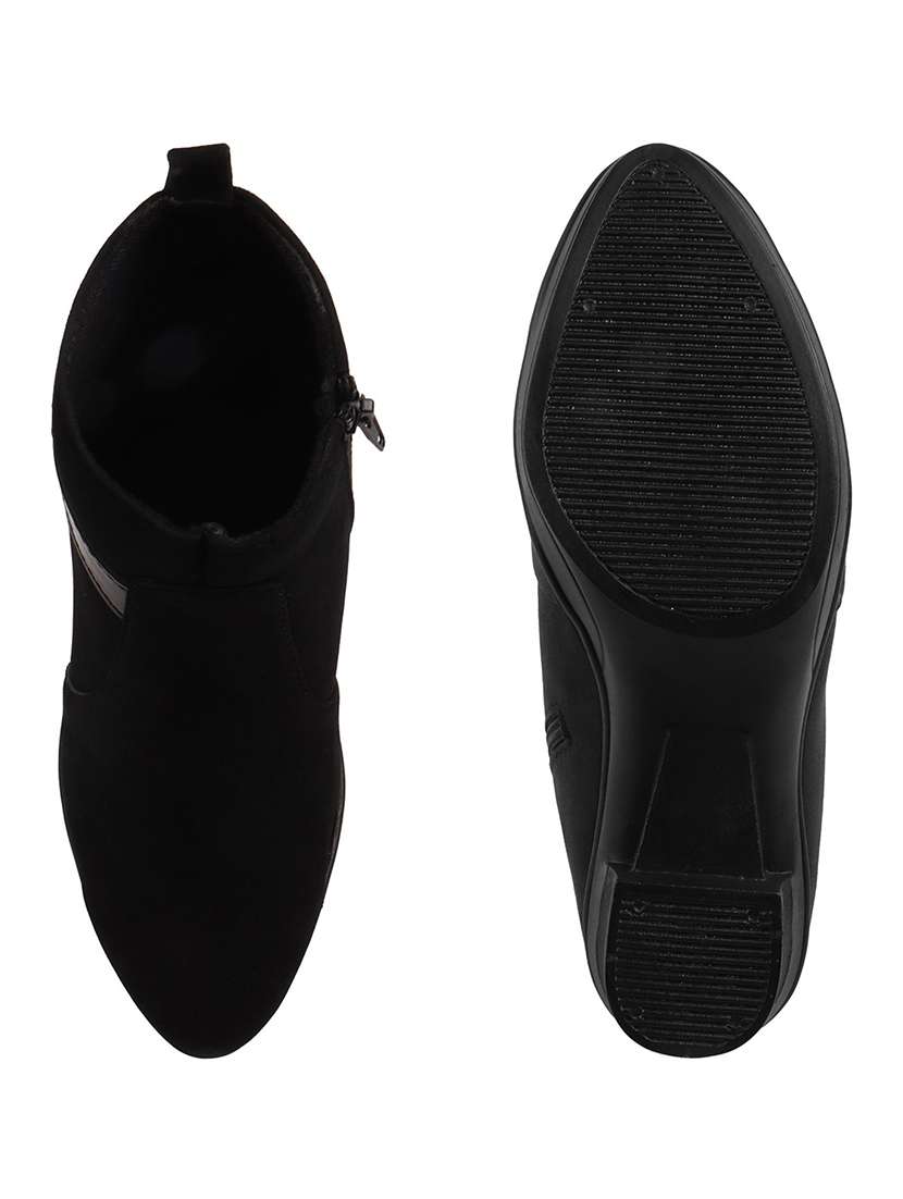 women solid slip on boot - 22146126 -  Standard Image - 5