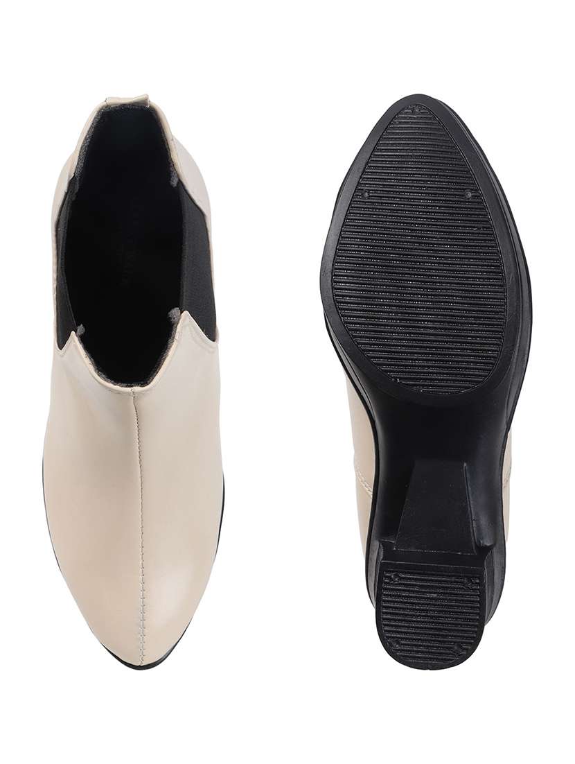 women solid slip on boot - 22146131 -  Standard Image - 5