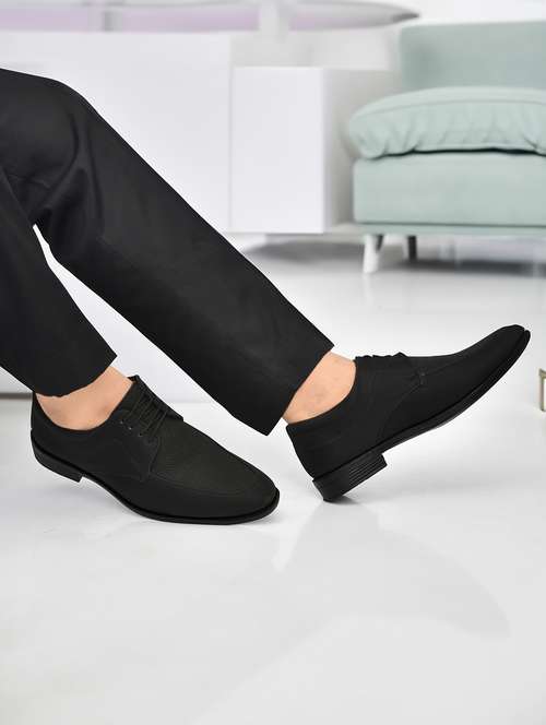 men black lace-up derby - 22146135 - Standard Image - 0