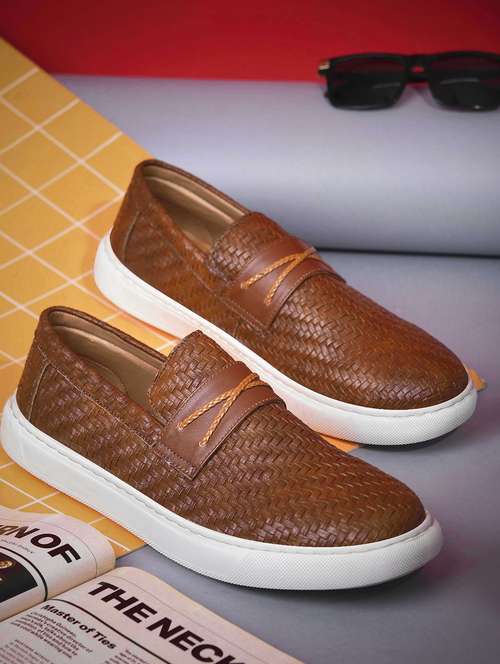 men tan slip on loafer - 22146243 -  Standard Image - 0