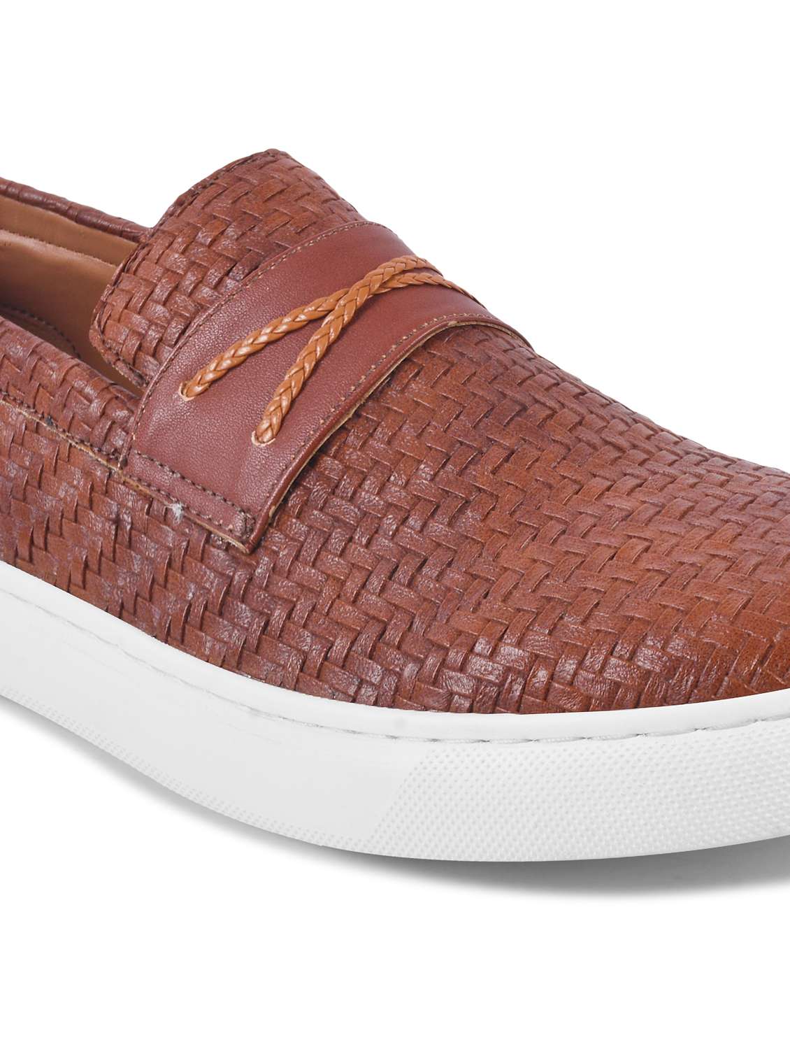 men tan slip on loafer - 22146243 -  Standard Image - 5