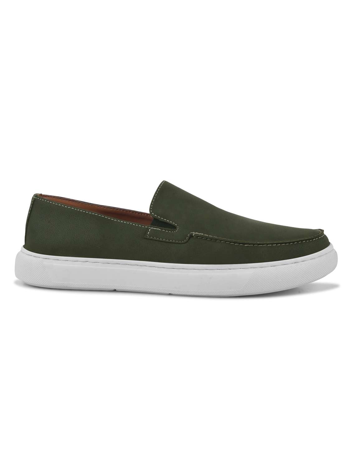 men green slip on loafer - 22146244 -  Standard Image - 3