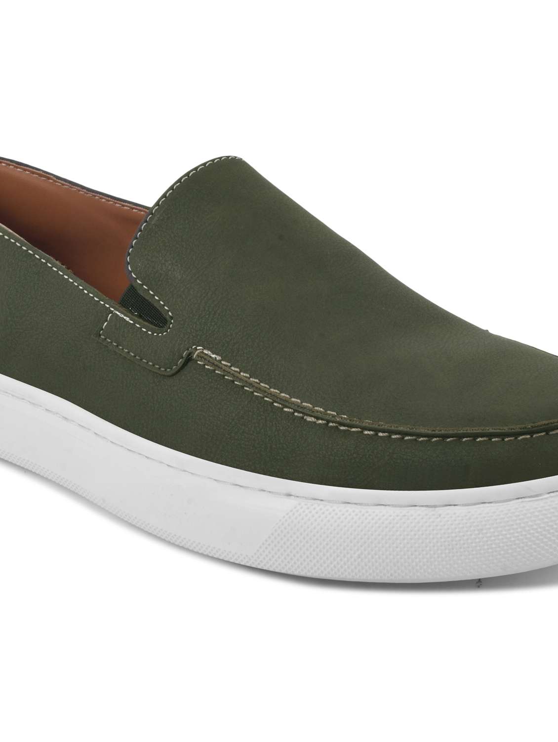 men green slip on loafer - 22146244 -  Standard Image - 5