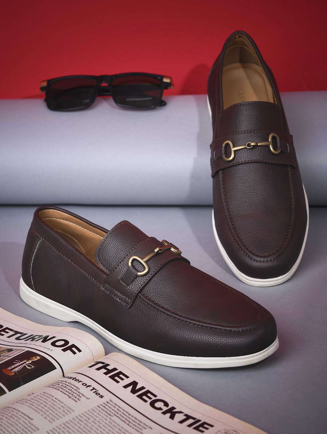 men slip on horsebit loafer - 22146246 -  Zoom Image - 0