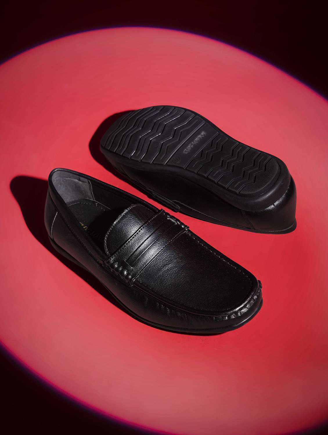 men black slip on loafer - 22146247 -  Zoom Image - 0
