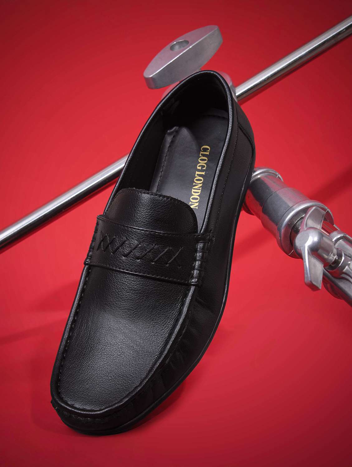 men black slip on loafer - 22146250 -  Zoom Image - 0