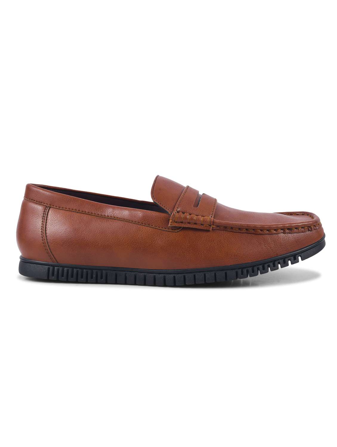 men brown slip on loafer - 22146252 -  Standard Image - 3