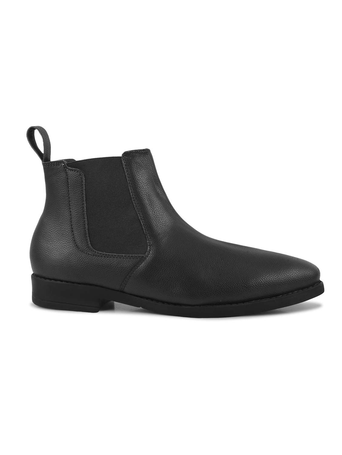 men black slip on low ankle boot - 22146256 -  Standard Image - 3
