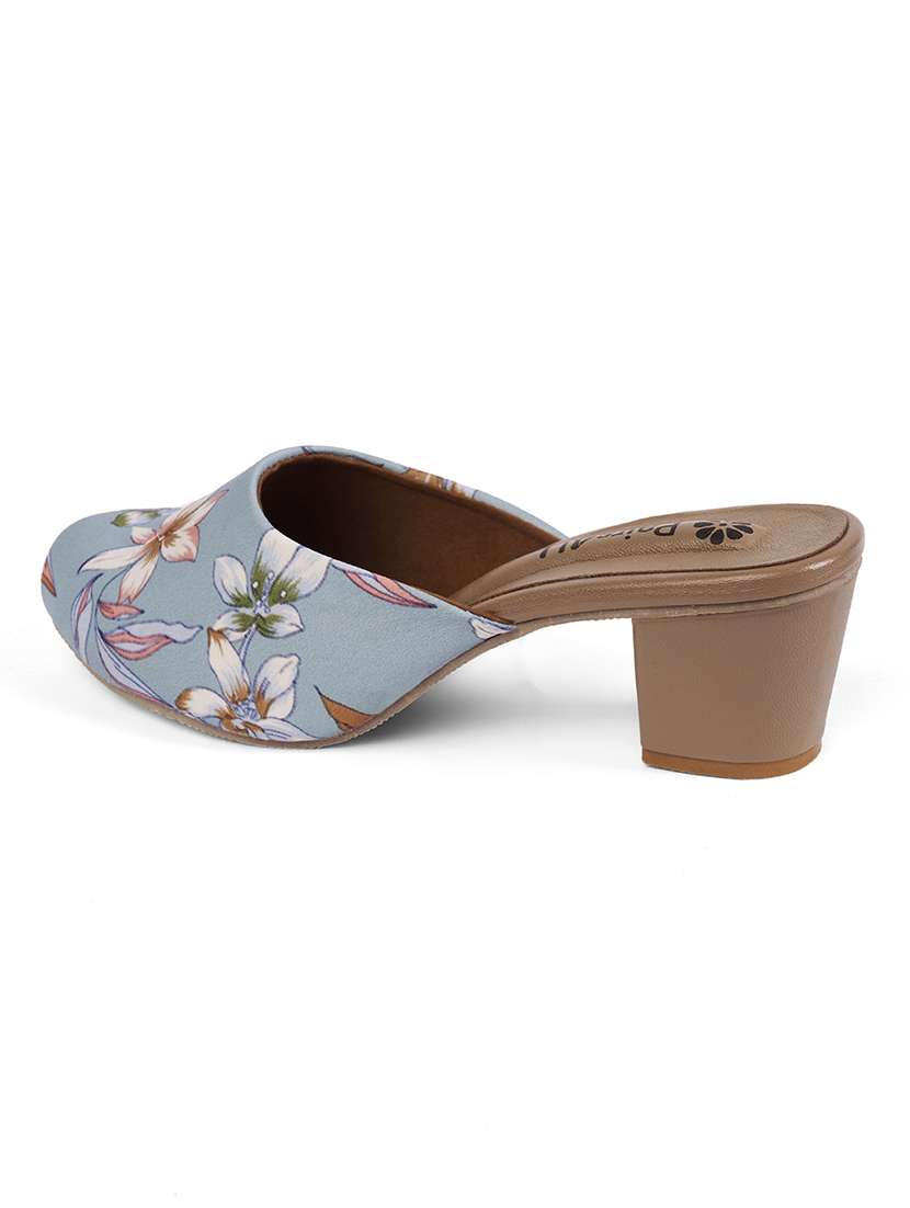 women floral printed slip on mules - 22146559 -  Standard Image - 3