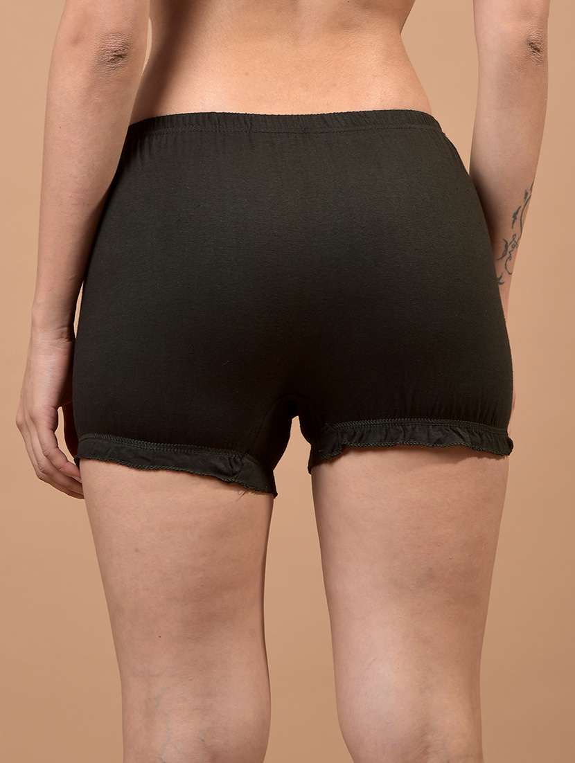 women pack of 10 solid mid rise boy shorts  - 22146611 -  Standard Image - 3