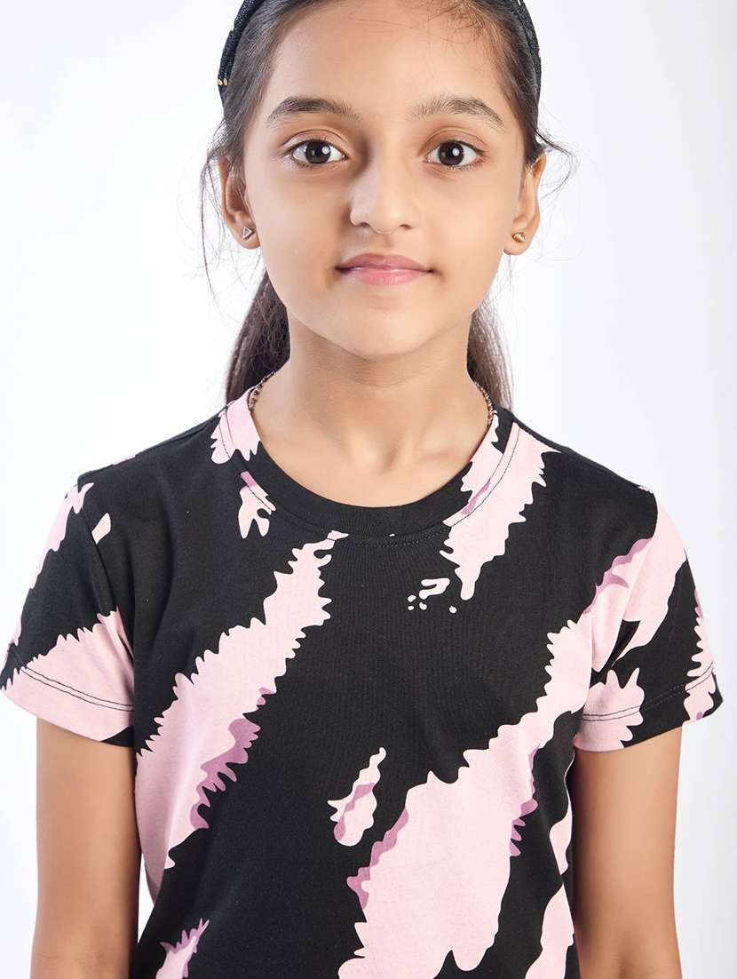 girls printed top & trouser co-ord set - 22146681 - Standard Image - 5