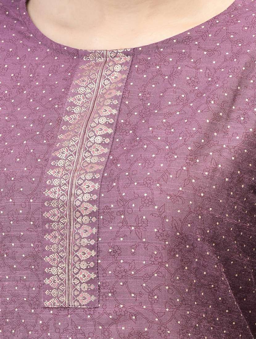 women printed three quarter sleeve a-line kurta - 22146793 -  Standard Image - 5