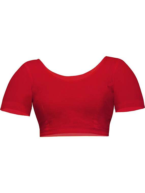 women solid with work embroidered saree with blouse - 22146911 -  Standard Image - 3