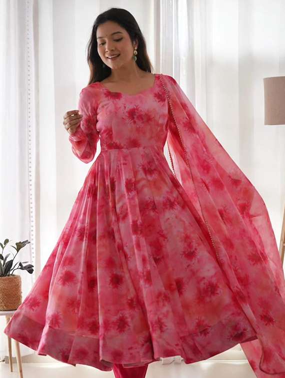 women floral printed long sleeve kurta pant with dupatta set - 22147146 -  Standard Image - 3