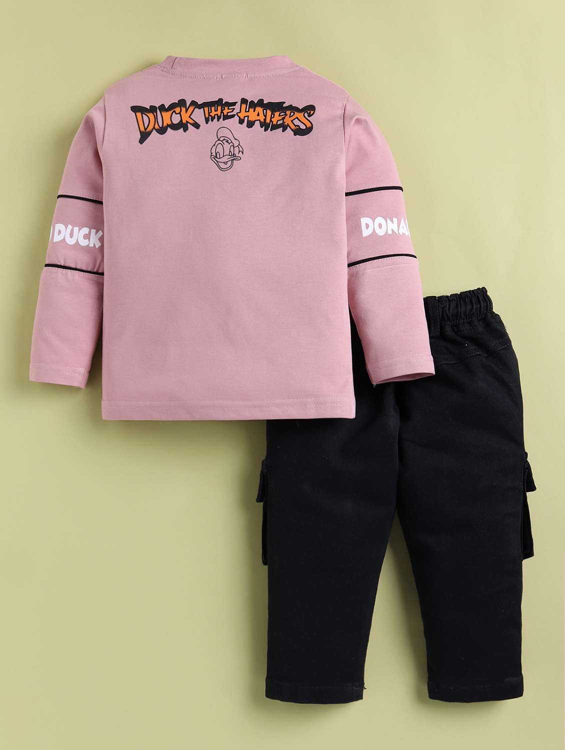 boys printed long sleeve co-ord set