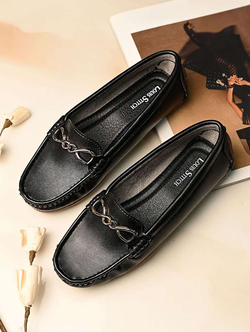 women slip on horsebit loafer