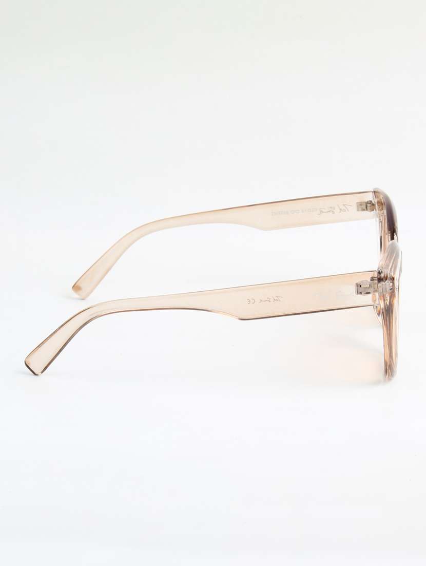 ted smith women brown premium italian acetate sunglasses with polarized lenses. - 22147225 -  Standard Image - 3