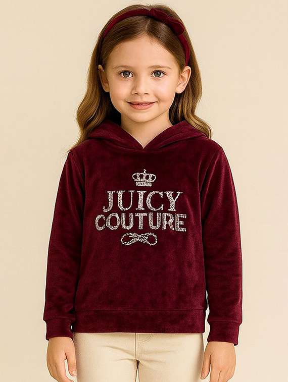 girls printed long sleeve sweatshirt