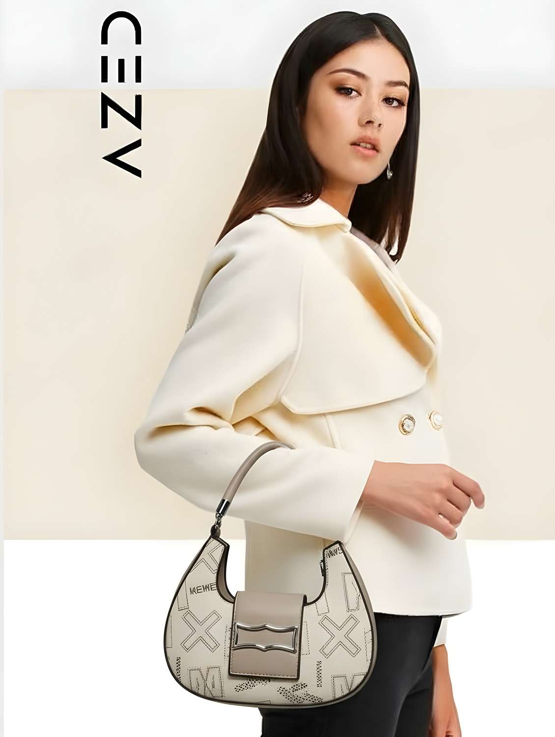 printed sling bag with adjustable strap - 22147345 -  Standard Image - 5