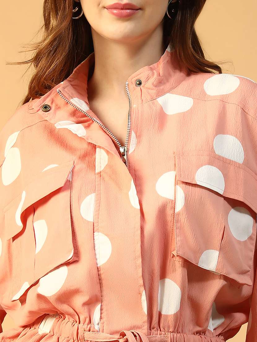 women polka doted long sleeve top - 22147525 -  Standard Image - 5