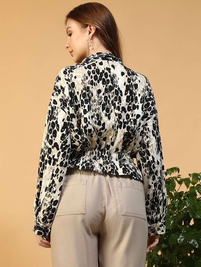 women printed long sleeve summer jacket - 22147527 -  Standard Image - 3