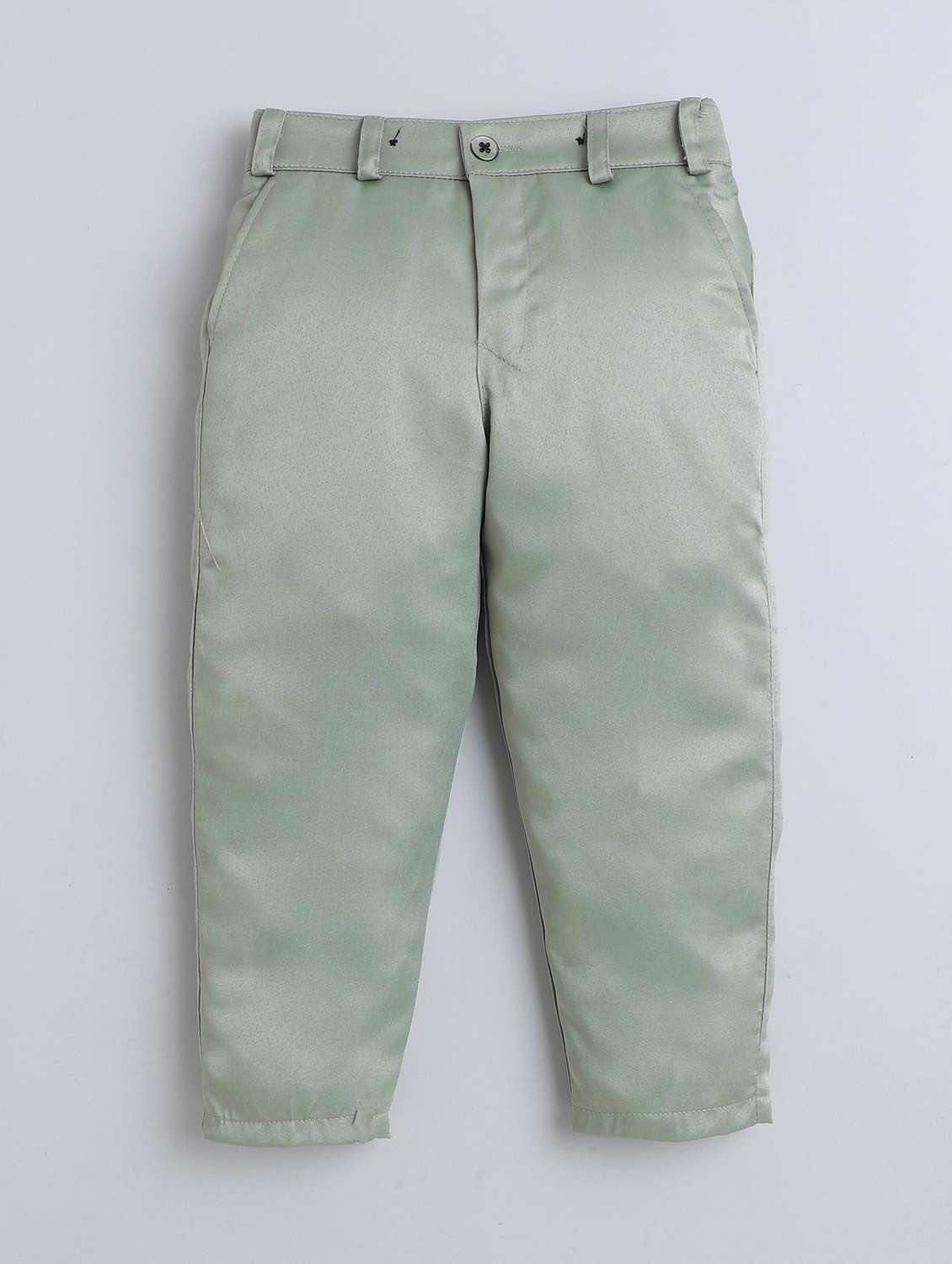 boys solid shirt & trouser with cap set - 22147680 -  Standard Image - 3