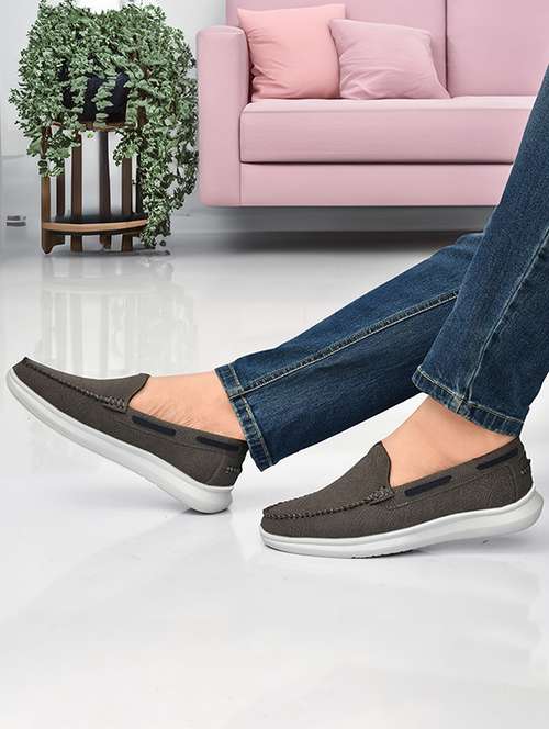 men grey slip on loafer - 22147711 - Standard Image - 0