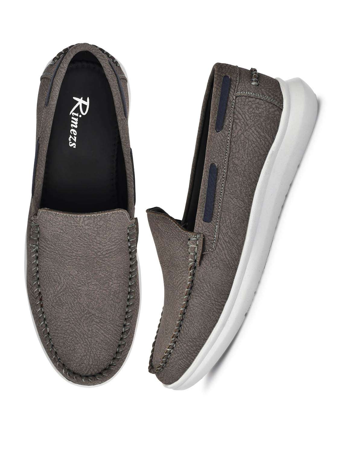 men grey slip on loafer - 22147711 - Standard Image - 3