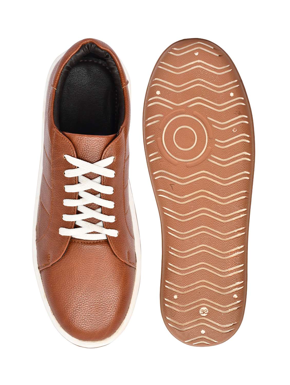 men tan lace-up shoe - 22147713 -  Standard Image - 5