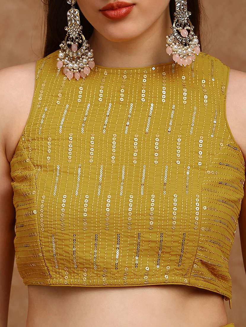 women solid with work sleeveless skirt top set - 22147858 -  Standard Image - 3