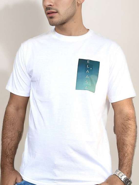 men placement print short sleeve regular fit t-shirt - 22148042 -  Standard Image - 3